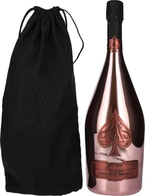 Produktbild von Armand de Brignac Champagne Rosé Brut 12,5% Vol. 1,5l in Velvet Bag