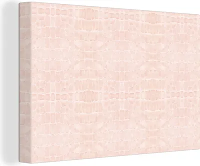 Produktbild von OneMillionCanvasses® - Leinwandbilder - 150x100 cm, Leder - Textur - Tierhaut, Wandbilder Kunstdruck Wanddekoration - Foto auf Leinwand - Gemälde auf Holzrahmen