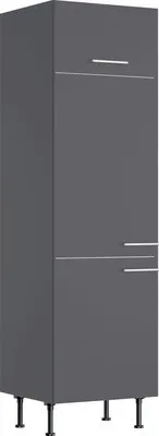 Produktbild von Optifit Kühlumbauschrank für 88er Einbaukühlschrank Ingvar420 BxTxH 60 x 58,4 x 211,8 cm anthrazit matt zerlegt Anschlag