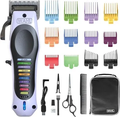 Immagine prodotto di Tagliacapelli WAHL ColorPro Cordless Lithium, 120 min. di autonomia, pettini da 1,5-25 mm, bianco/nero