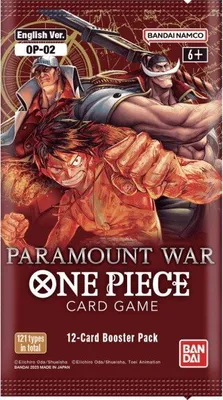 Immagine prodotto di Gioco di carte di One Piece Paramount War OP02 Booster IT