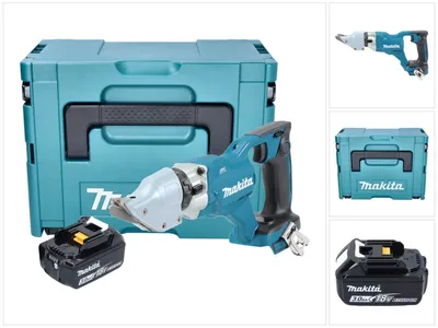 Immagine prodotto di Makita DJS 200 F1J cesoie per lamiera a batteria 18 V 2,0 mm brushless + 1x batteria ricaricabile 3,0 Ah + Makpac - senza caricabatterie