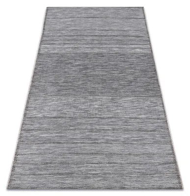 Zdjęcie produktu dla Dywan SZNURKOWY SIZAL LOFT 21108 Linie / kość słoniowa / srebrny szary 120x170 cm