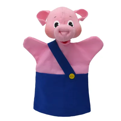 Obrázok produktu pre Maňuška na ruku prasa 26 cm modrá, 22652B