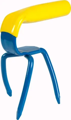 Produktbild von Gardenclaw Gartenkralle Mini MC2201 - Grabegabel - Boden Lockern, Unkraut Jäten, Boden Belüften, Kultivieren - Blau/Gelb