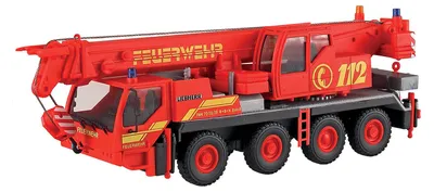 Produktbild von Kibri 13041 - H0 Feuerwehr Kranwagen LIEBHERR LTM 1050/4  - Neu