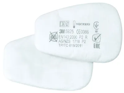 Produktbild von 3M Vlieseinlegefilter 5925 P2R 2 Stück