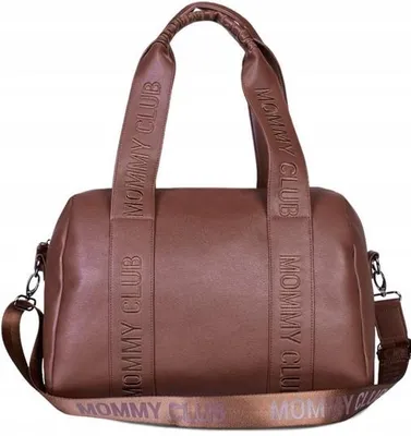 Produktbild von Childhome Mommy Club Wickeltasche Vegan Braun mit Wickelauflage