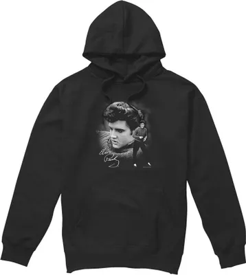 Produktbild von Elvis Presley - Kapuzenpullover für Herren/Damen Uni TV32436 (M) (Schwarz)
