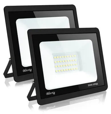 LED-Strahler 2x30W kaltweiß 6500K IP66 3000lm Außenbereich