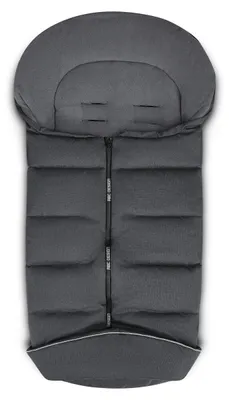 Immagine prodotto di Sacco per i piedi foderato - Grigio tempesta - 95,5 x 48,0 cm - Per passeggino e carrozzina