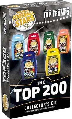 Immagine prodotto di Mosse vincenti Kartenspiel Top Trumps Stelle del calcio mondiale Top 200 Set