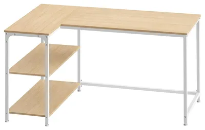 Produktbild von VASAGLE Eckschreibtisch in L-Form, Computertisch, 120 x 80 cm – Natürliche Eiche