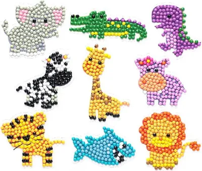 Produktbild von Diamond Painting Sticker Zootiere