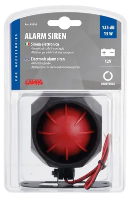 Obrázek produktu pro Elektronická siréna 12V - 1,2A - 125 dB
