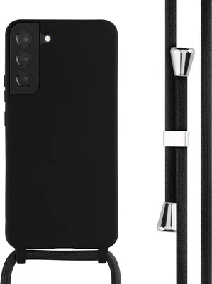 Zdjęcie produktu dla imoshion Silikonowe etui ze sznurkiem do Samsung Galaxy S22 Plus - Czarny