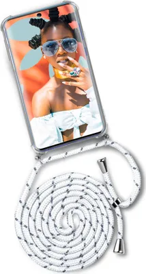 Produktbild von TWIST-Case + TWIST-Cord für Samsung Galaxy A51, Farbe:Happy Coco (Silber)