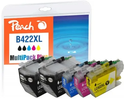 Immagine prodotto di Peach PI500-384 Peach Patrone Brother LC-422XL MultiPack Plus kompatibel