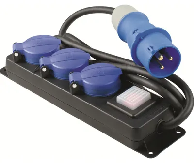 Image de as-Schwabe 38618 as-Schwabe 3-fach Steckdosenleiste mit Schalter 1,5 m schwarz
