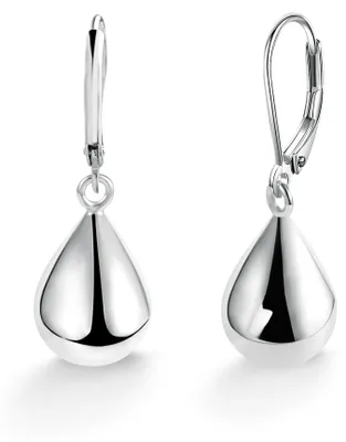 Productafbeelding van Zilveren Dangle Oorbellen in Waterdruppelvorm