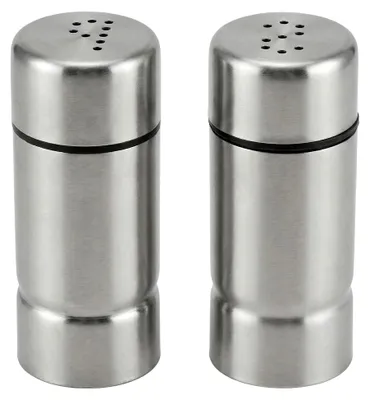 Produktbild von 2er Set Mini Gewürzstreuer aus Edelstahl für Unterwegs