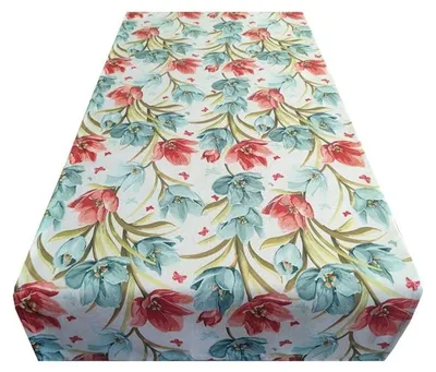 Immagine prodotto di Tovaglia, tovaglia decorativa, colorata, con motivi floreali, dimensioni 50x100