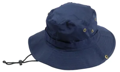 Produktbild von Fischerhut mit breiter Krempe, schnelltrocknendem Netzgewebe, Sonnenschutz, verstellbarem Kordelzug, ideal für Reisen und Angeln