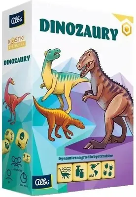 Produktbild von Lernspiel „Kostki bystrzaka” (Kluge Würfel) Dinosaurier für Kinder