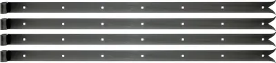 Obrázek produktu pro Alberts 862565 Páska do zásuvek, rovná, zakončení typu „kapří ocas“, galvanicky pozinkovaná, role Ø 16 mm, rozměry 1000 x 40 mm, sada 4 ks