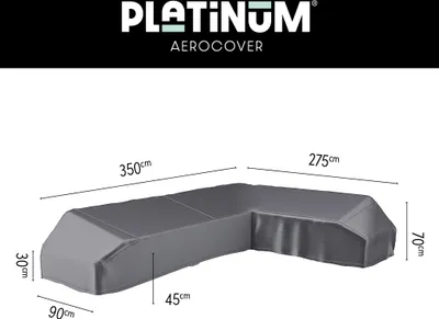 Produktbild von Aerocover Schutzhülle für Eck-Lounge - L-Form - Platform