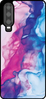 Obrázok produktu pre Smartphonica Phone Case Fit for Huawei P30 with Pink Blue Marble Print - TPU Backcover Case Rose Blue Marble Design