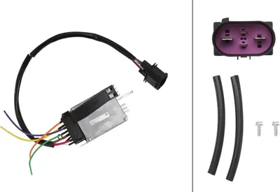 Obrázok produktu pre Ovládač ventilátora interiéru 12 V 4-pólový HELLA vhodný pre AUDI A6 a ďalšie modely