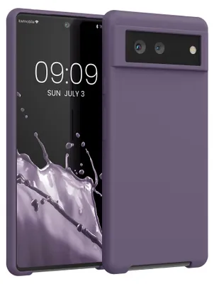 Produktbild von kwmobile Handyhülle für Google Pixel 6 Hülle - Case Silikon - Kabelloses Laden - Schutzhülle Cover in Helle Iris
