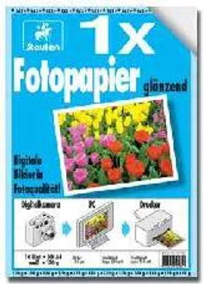 Produktbild von Foto-Inkjet-Papier 210g Glossy 51104 von STAUFEN