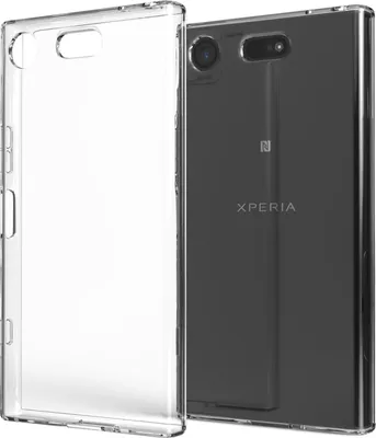 Image de Coque NALIA « GLAZE » pour Sony Xperia XZ1 - Coque de protection en TPU transparente, anti-jaunissement, fine et légère - Coque de téléphone portable transparente