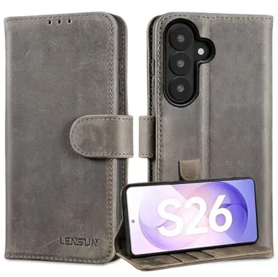 Zdjęcie produktu dla Etui samsung galaxy S26 skóra prawdziwa portfel RFID magnetyczne
