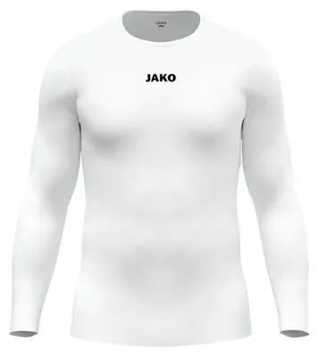 Imagen del producto de JAKO Camiseta de manga larga funcional, color blanco