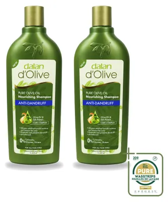 Zdjęcie produktu dla 2 sztuki szamponu Dalan d'Olive przeciwłupieżowego - odżywiający - 400 ml - zestaw ekonomiczny