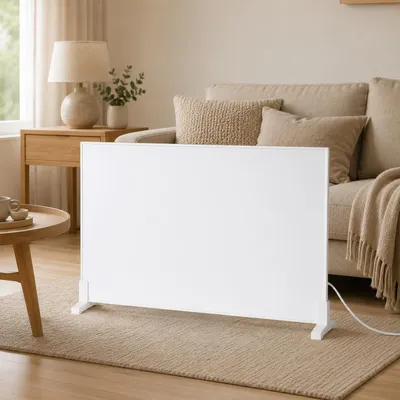 Obrázok produktu pre Infračervený ohrievač Eikuavons s výkonom 500 W, vybavený Wi-Fi, termostatom, možnosťou montáže na stenu a dodávaný so stojanmi