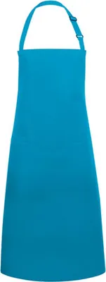 Obrázek produktu pro Karlowsky Zástěra BASIC s přezkou a kapsou 75 x 90 cm unisex Směs polyesteru a bavlny Tyrkysová