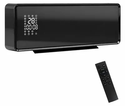 Productafbeelding van HOMCOM Wandheater 2000W: Wandverwarmingsapparaat met 2 vermogensstanden en 3 bedrijfsmodi