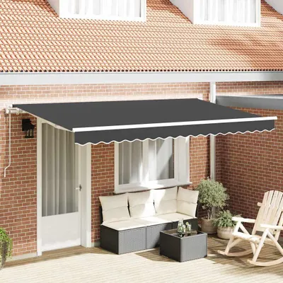 Obrázok produktu pre Maison Exclusive – Výsuvná markíza, farba antracit, rozmer 350 x 200 cm, látka