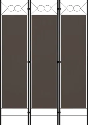Produktbild von 3-tlg. Raumteiler Anthrazit 120 x 180 cm