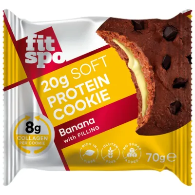 Obrázok produktu pre Fit Spo Soft Protein Cookie | s 8 g kolagnu a bez pridanho cukru