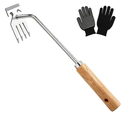 Immagine prodotto di Diserbo manuale in acciaio inossidabile – Attrezzo da giardino per rimuovere le erbacce e scavare