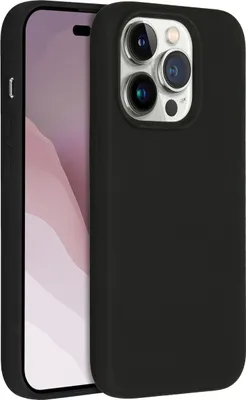 Produktbild von Accezz Liquid Silikoncase iPhone 14 Pro - Schwarz