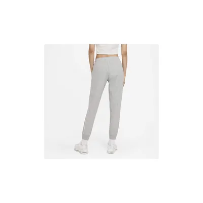 Produktbild von Nike W Nsw Mlnm Essntl Flc Mr Jggr Dk Grey Heather/White L