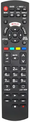 Ersatz Fernbedienung für Panasonic TXL37S20E | TXL37S20ES | TXL37U3E | TXL37X15P