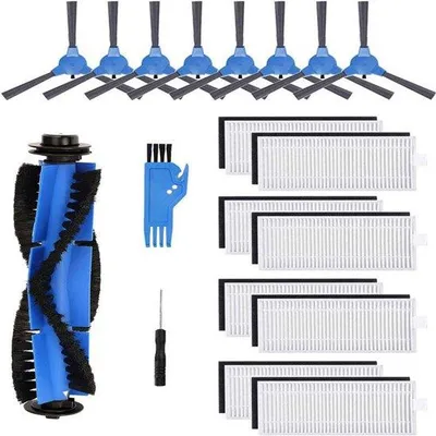 Produktbild von Ersatzteile für Staubsauger: Filter, Seitenbürsten und Kopfbürsten-Set, 19-teiliges Set