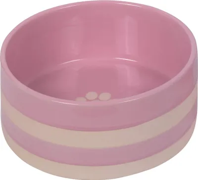 Produktbild von Nobby Keramik Napf Strio rosa/creme, Größe: XL / Fassungsvermögen: 2,0 l